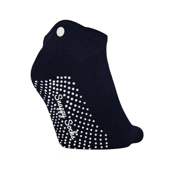 Navy Never Slip Socks - Snappy Socks